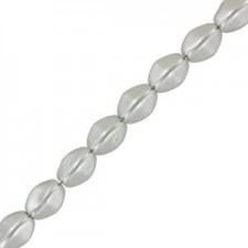 Czech Pinch beads 5x3mm Aluminium silver 01700